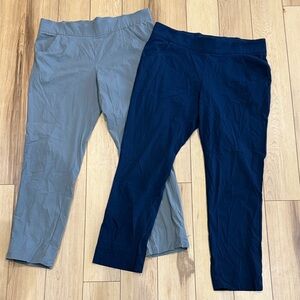 Columbia Blue and Gray women's active fit pull-on